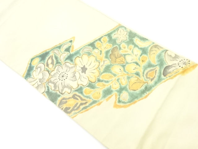 JAPANESE FUKURO OBI / TSUMUGI / WOVEN TSUJIGAHANA